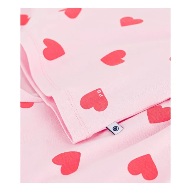Pyjama Shorts Herzen | Rosa
