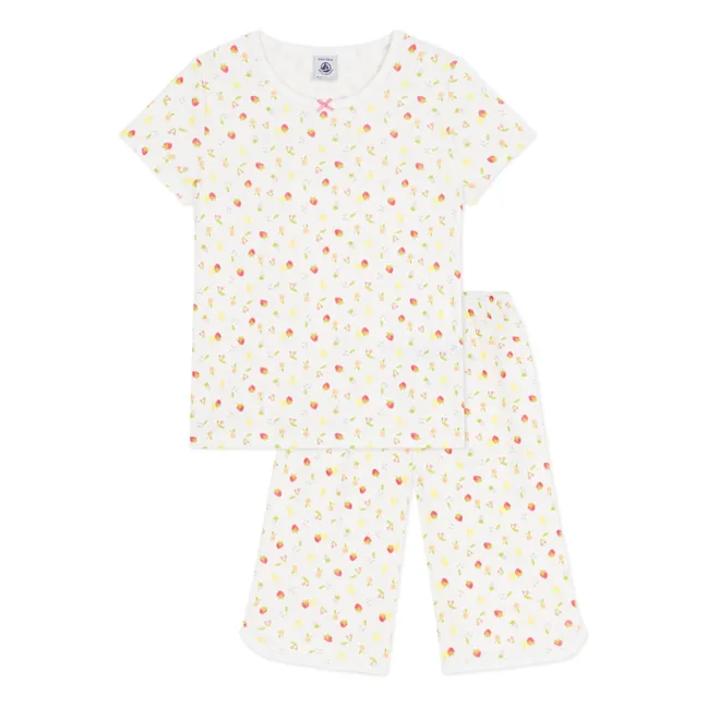 Capri Fruits Pyjamas | Ecru