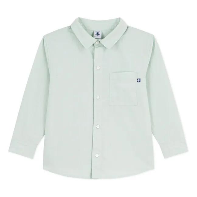 Plain Linen Shirt | Sage