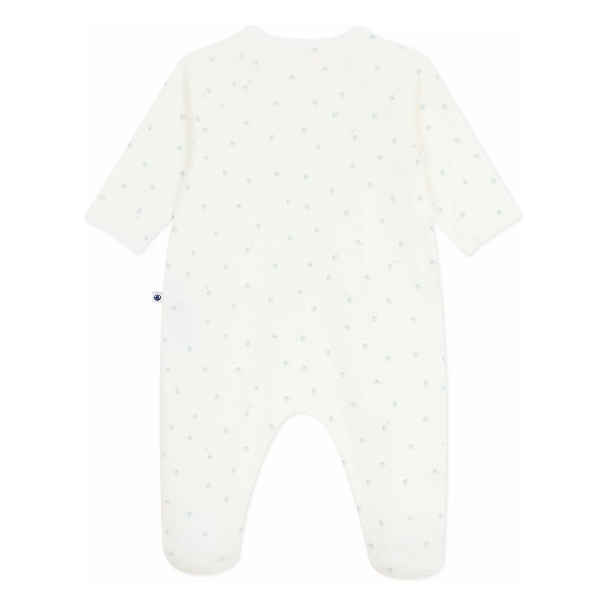 Pyjama Dors Bien Pattes Coton Bio | Blanc- Image produit n°4