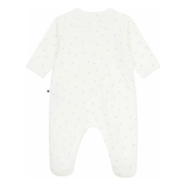 Pyjama Dors Bien Pattes Coton Bio | Blanc