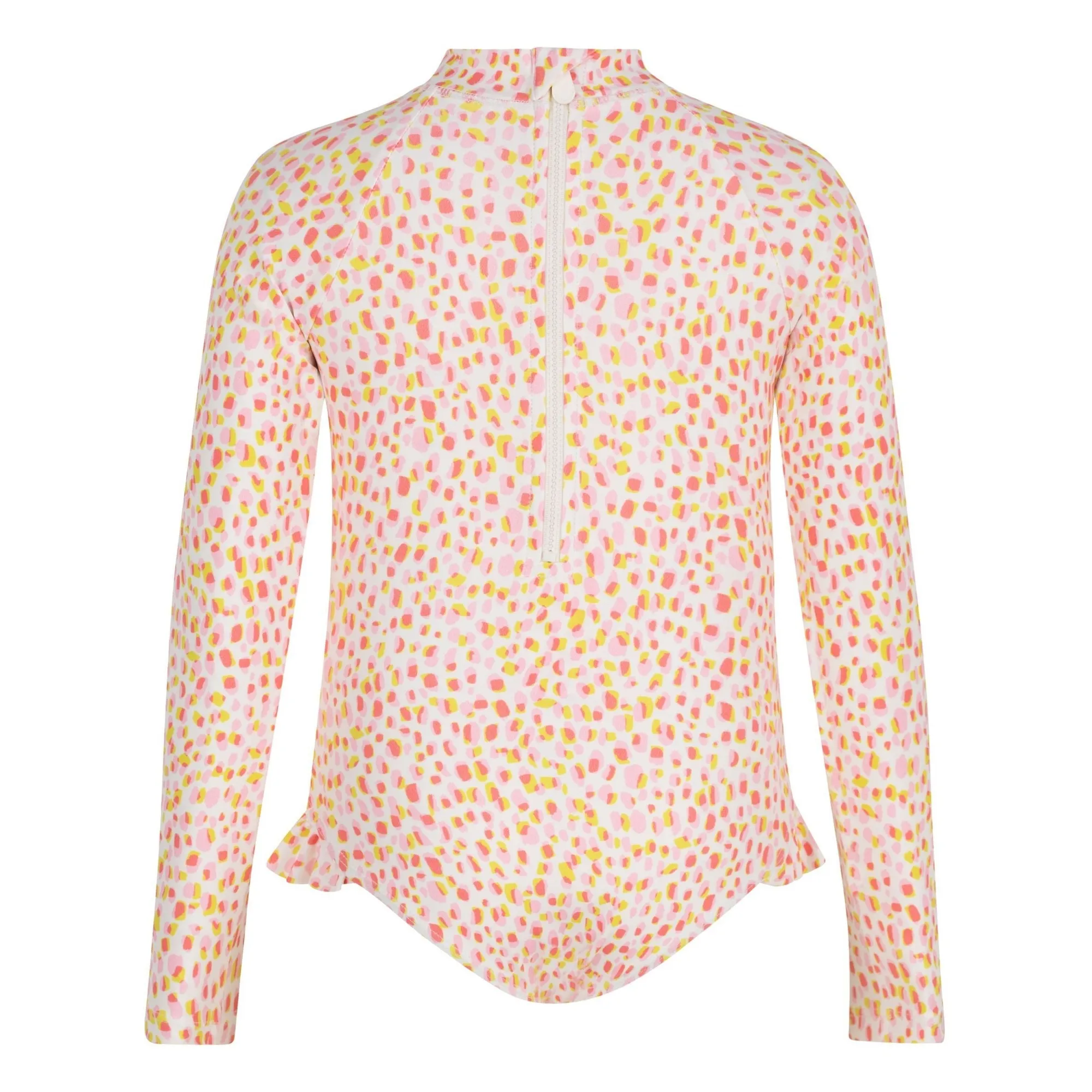 Maillot de Bain Manches Longues Tacheté | Rose- Image produit n°2
