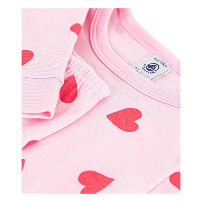 Pijama a medida Corazones | Rosa