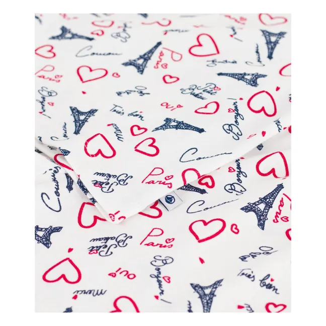 Pyjama Short Paris | Blanc