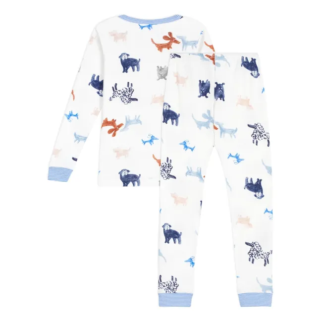 Pijama ajustado para perros | Blanco