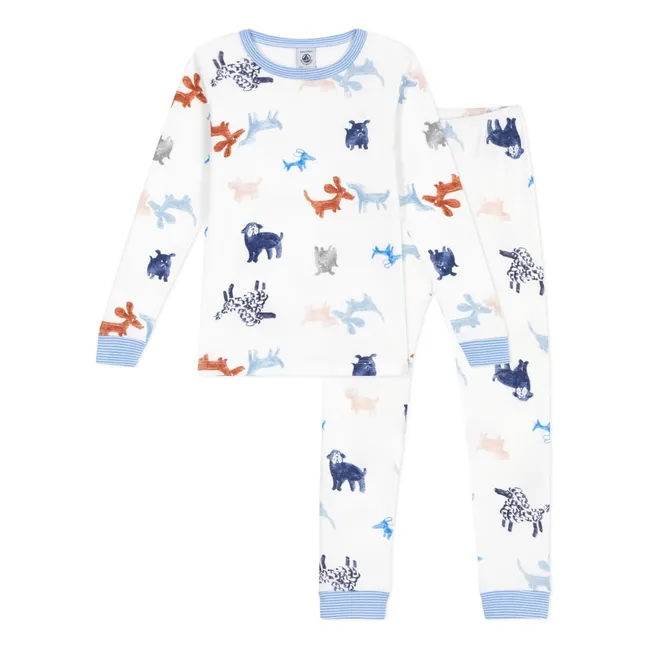 Pyjama Ajusté Chiens | Blanc