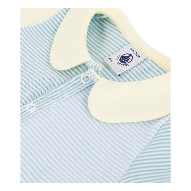 Pijama de rayas | Azul