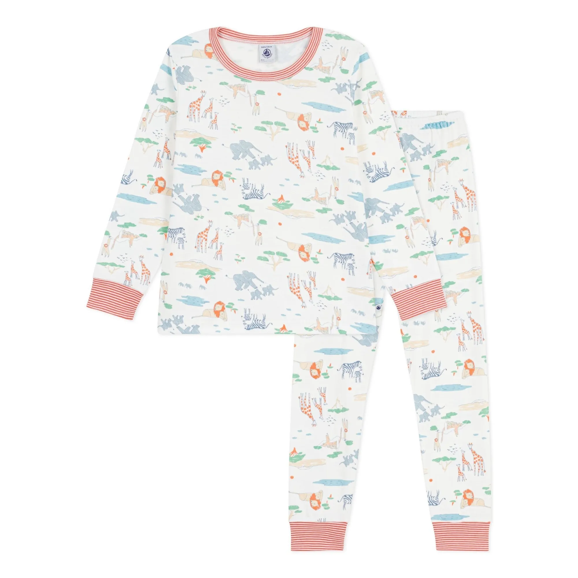 Petit Bateau White Savannah Pyjamas