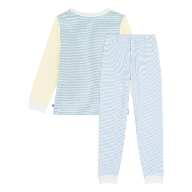 Pijama de rayas Milleraies Colorblock | Verde