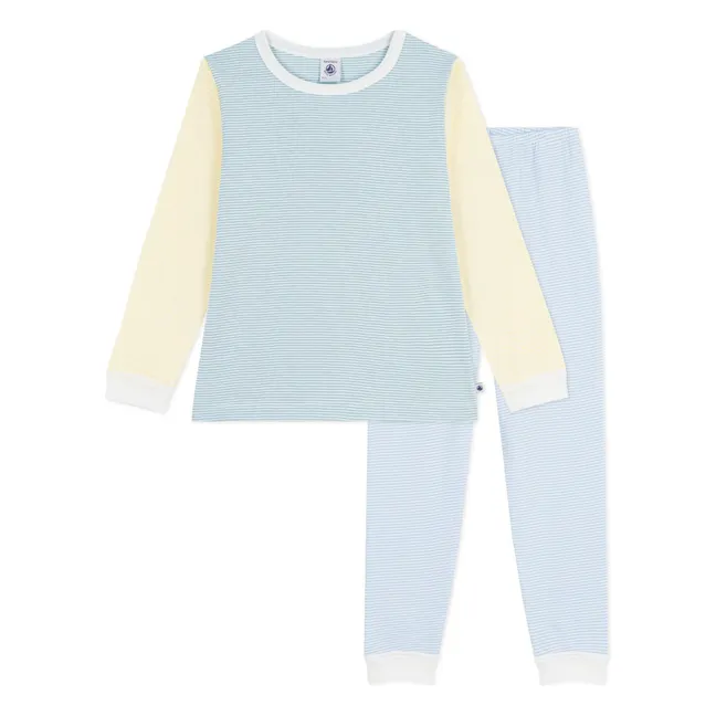 Pijama de rayas Milleraies Colorblock | Verde