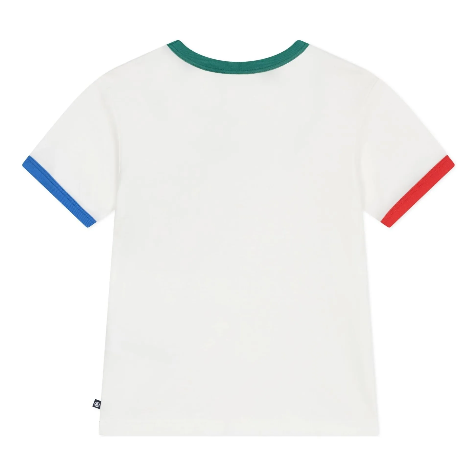 T-shirt Ample Colorblock | Blanc- Image produit n°2