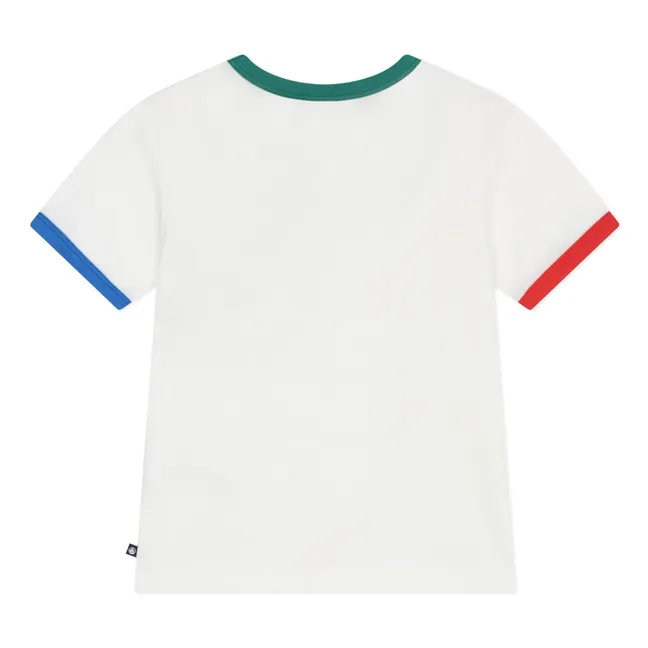 Colorblock Ample T-shirt | White