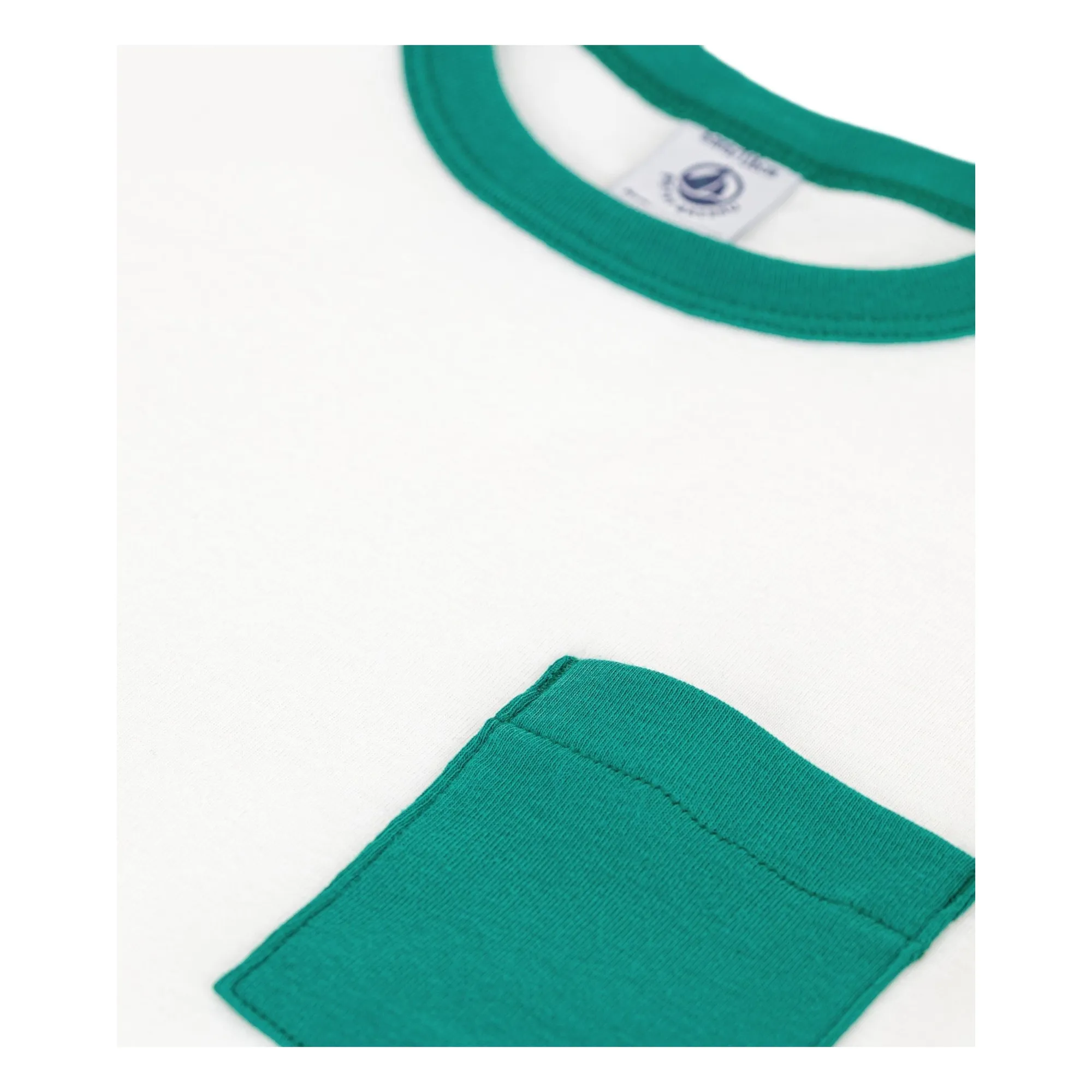 T-shirt Ample Colorblock | Blanc- Image produit n°1