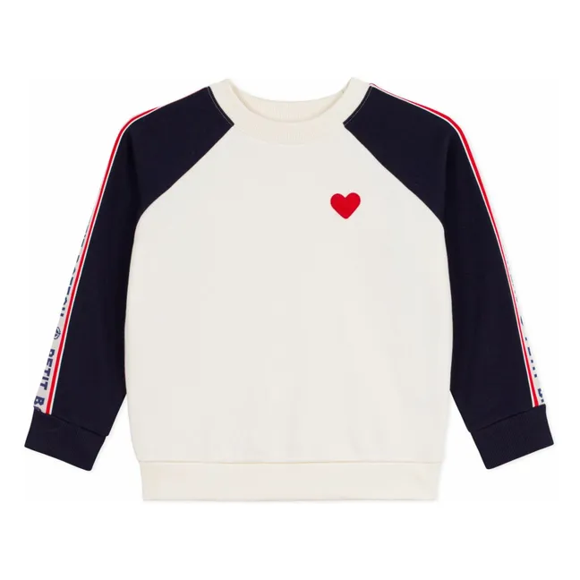 Sweat Petit Bateau | Ecru