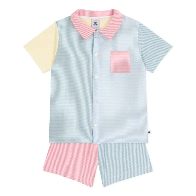 Pantalones cortos de pijama Milleraies Colorblock | Azul