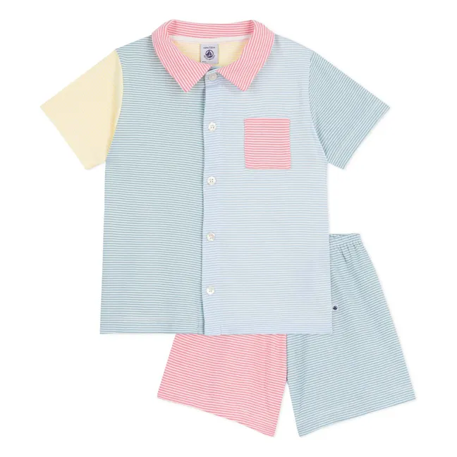 Pantalones cortos de pijama Milleraies Colorblock | Azul