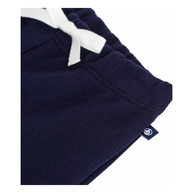 Joggers elásticos lisos | Azul Marino