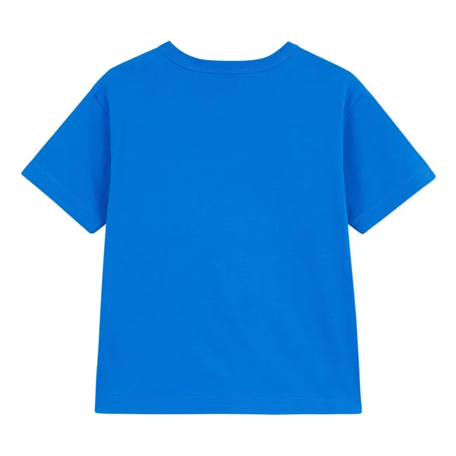 Camiseta Ample Vue Mer Algodón orgánico | Azul Mar