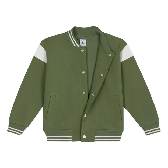 Chaqueta holgada de forro polar Teddy | Olive