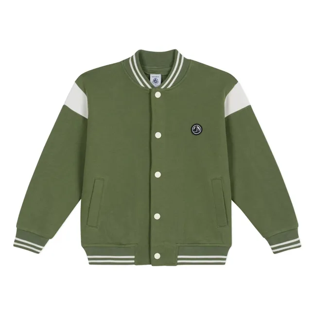 Chaqueta holgada de forro polar Teddy | Olive