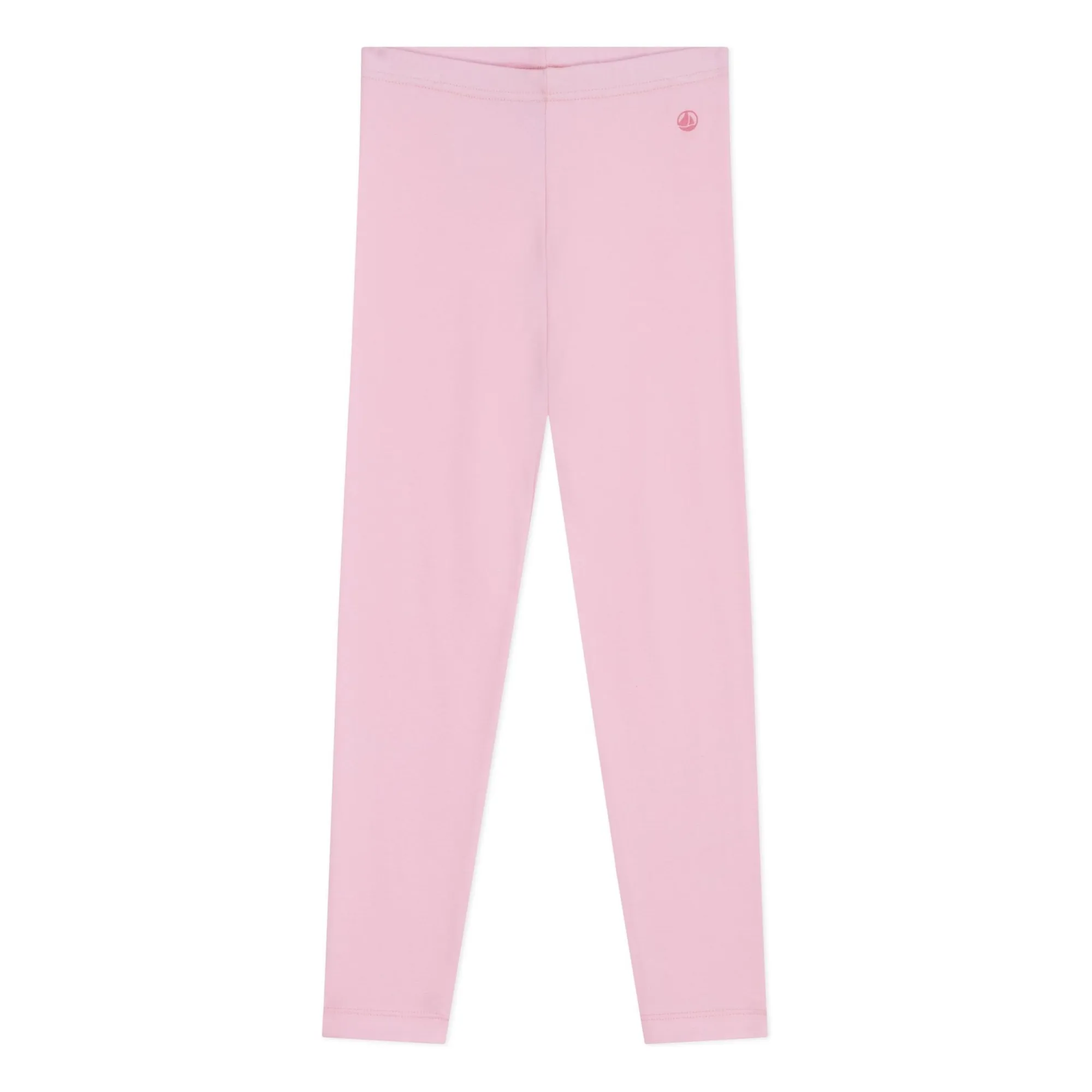 Petit Bateau Girls Pink Plain Leggings
