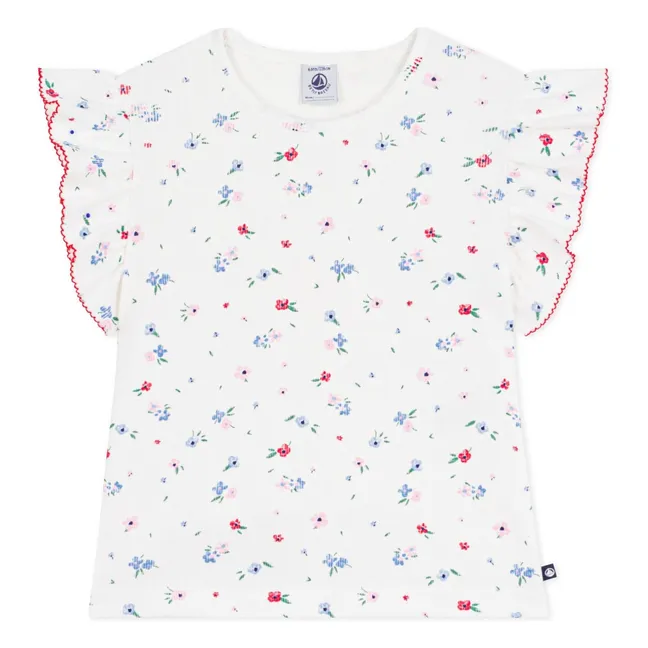 Ribbed T-shirt | White