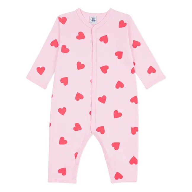 Pijama sin pies Sleep Well Hearts | Rosa