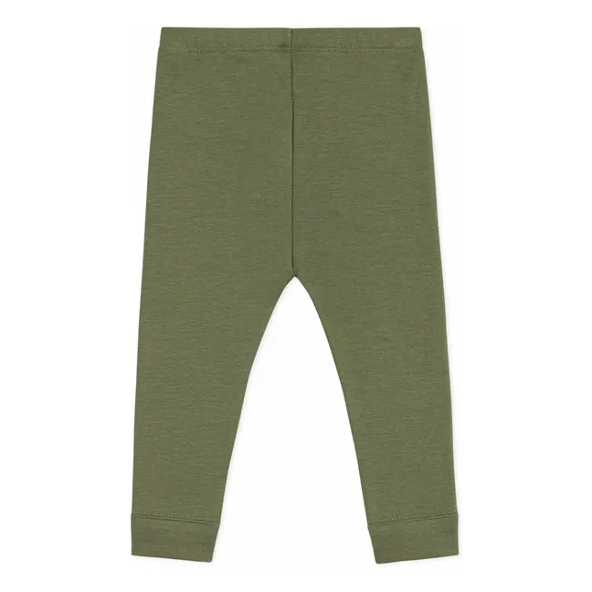 Organic cotton leggings | Khaki