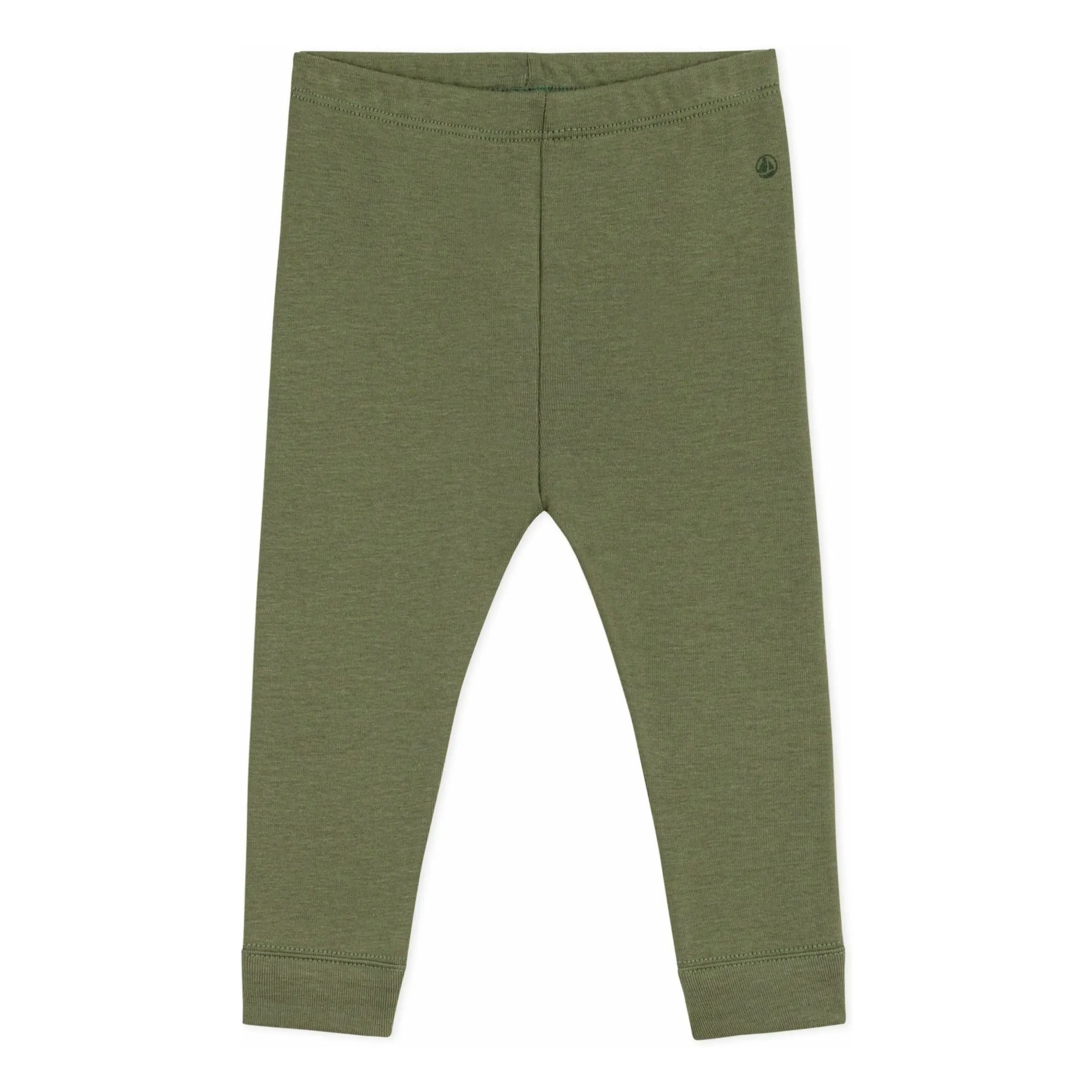 Petit Bateau Khaki Organic Cotton Leggings