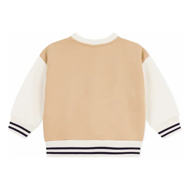 Teddy fleece jacket | Beige