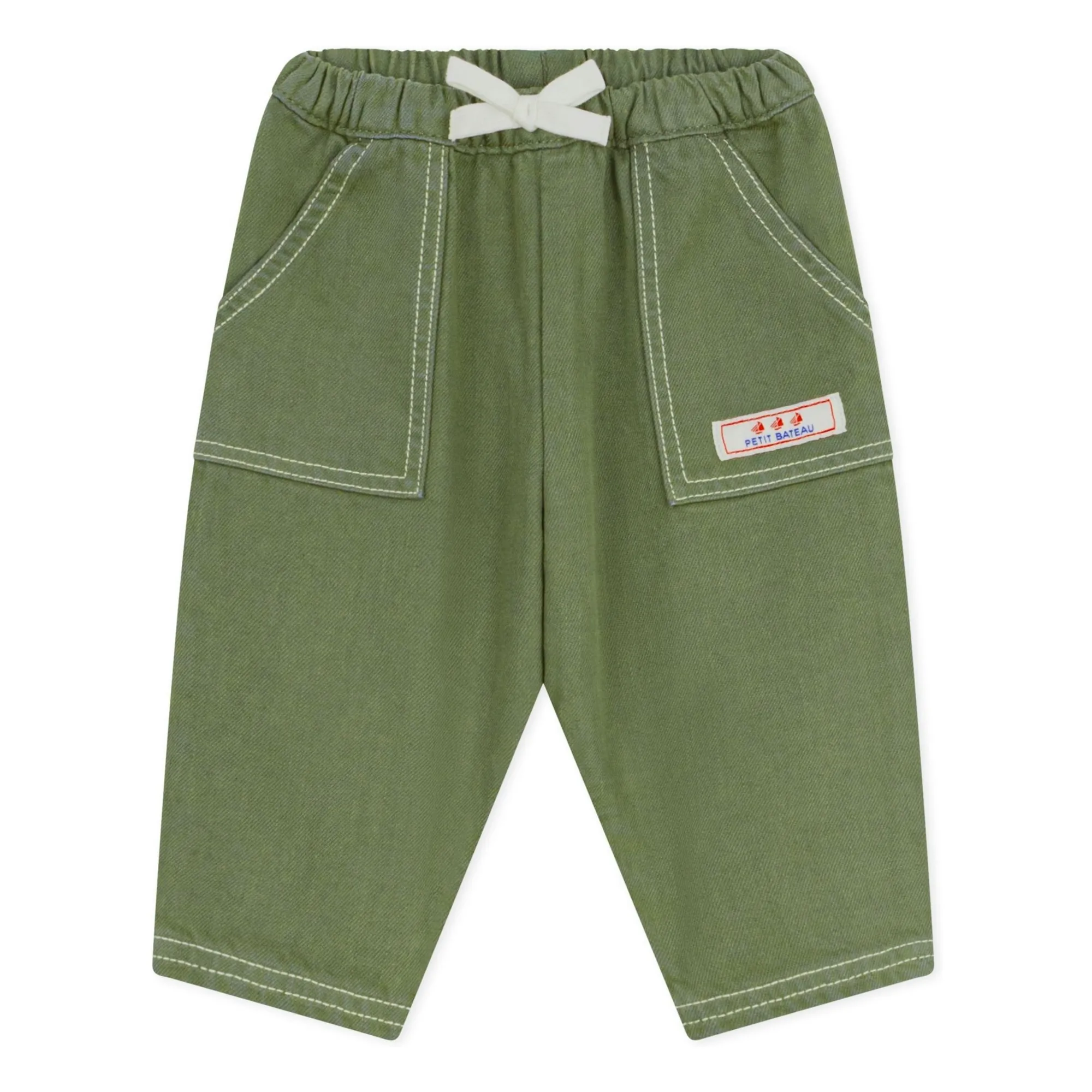 Petit Bateau Khaki Jean Poches