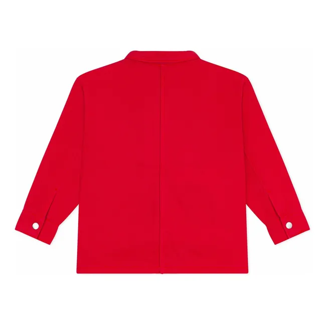 Chaqueta vaquera Worker | Rojo Bermellón