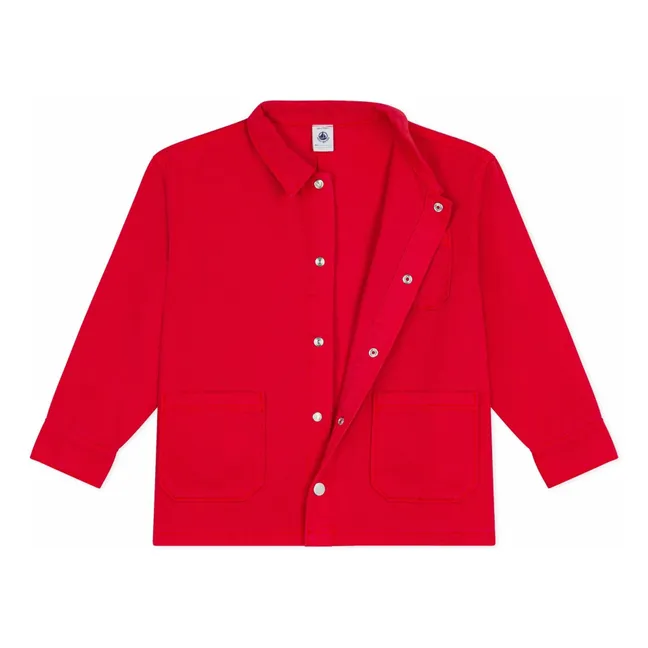 Denim Worker Jacket | Vermillion