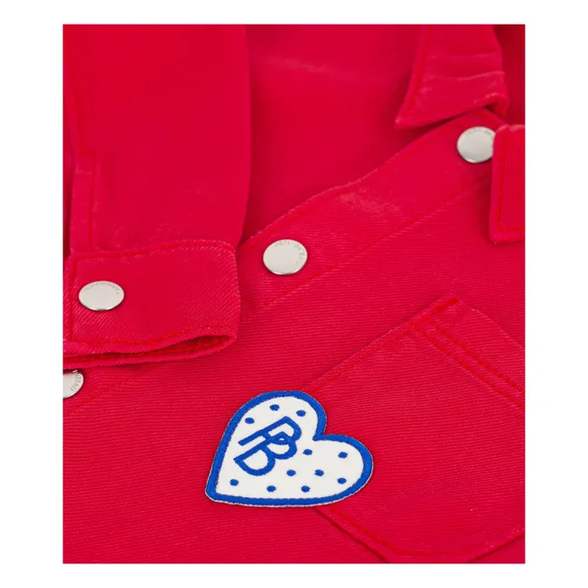 Chaqueta vaquera Worker | Rojo Bermellón