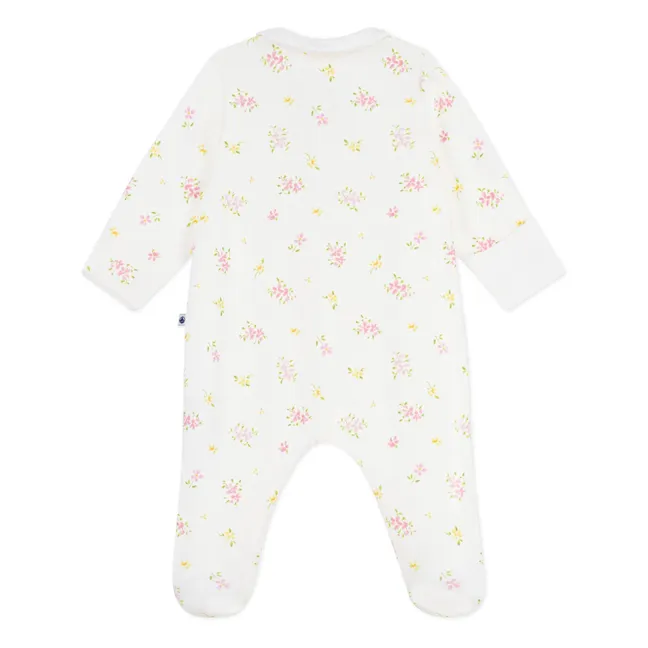 Pijama Dors Bien Fleuri Algodón Ecológico | Blanco