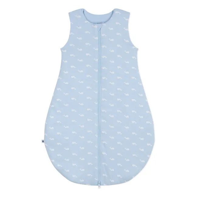 Baleines Organic Cotton sleeping bag | Light Blue
