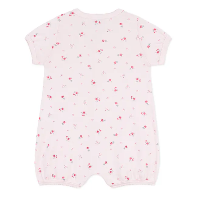 Mono de pijama floral | Rosa
