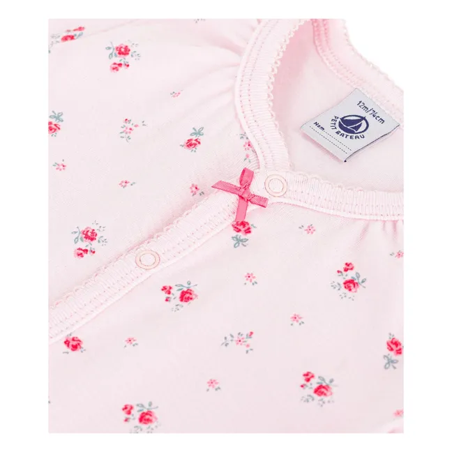 Mono de pijama floral | Rosa