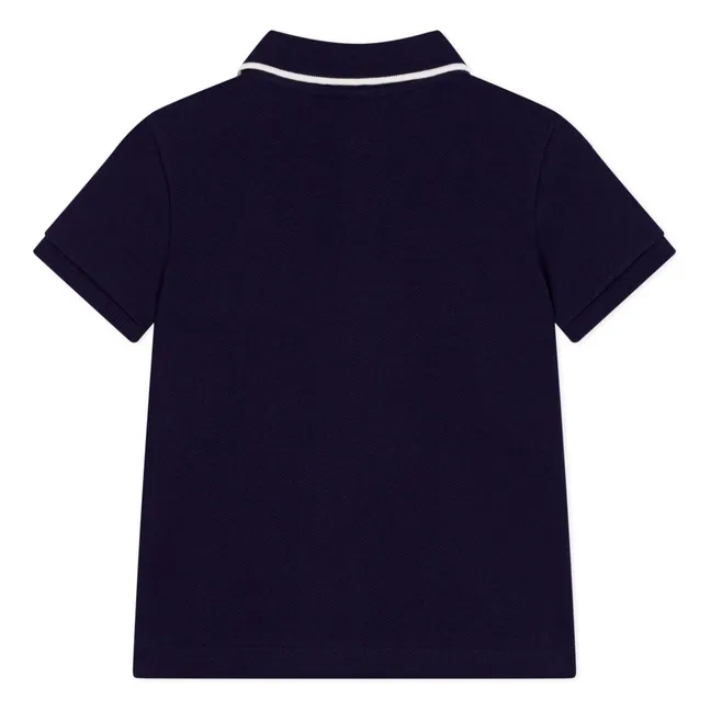 Polo de algodón ecológico | Azul Noche