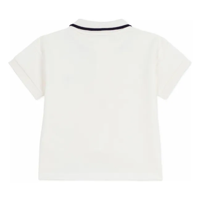 Polo Coton Bio Bébé | Blanc