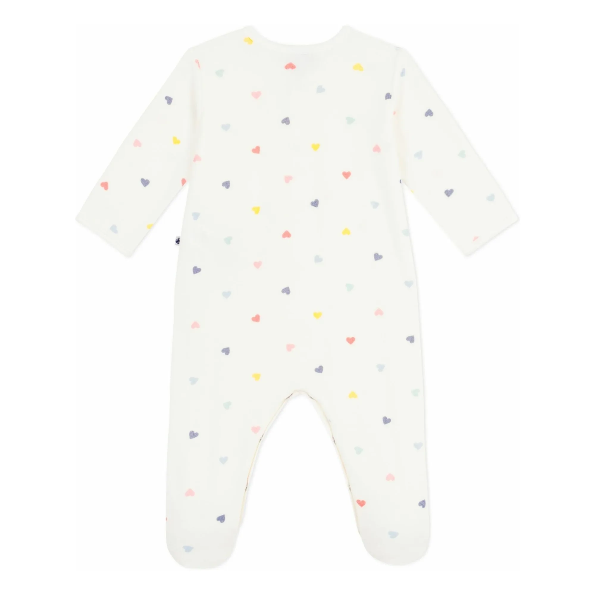 Pyjama Dors Bien Cœurs Velours | Blanc- Image produit n°4