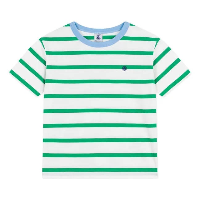 Camiseta de rayas | Verde