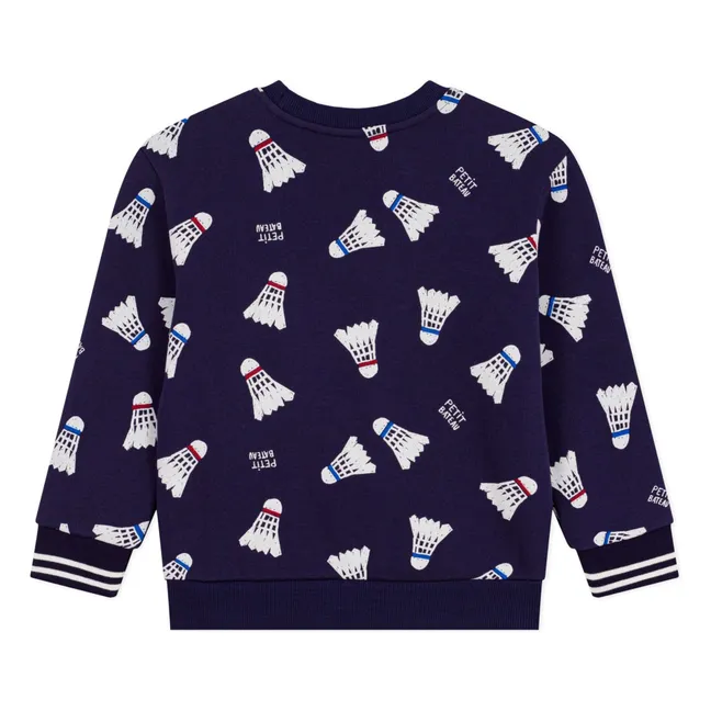 Badminton fleece sweatshirt | Midnight blue