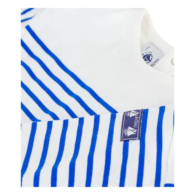 Camiseta Marinière  | Blanco