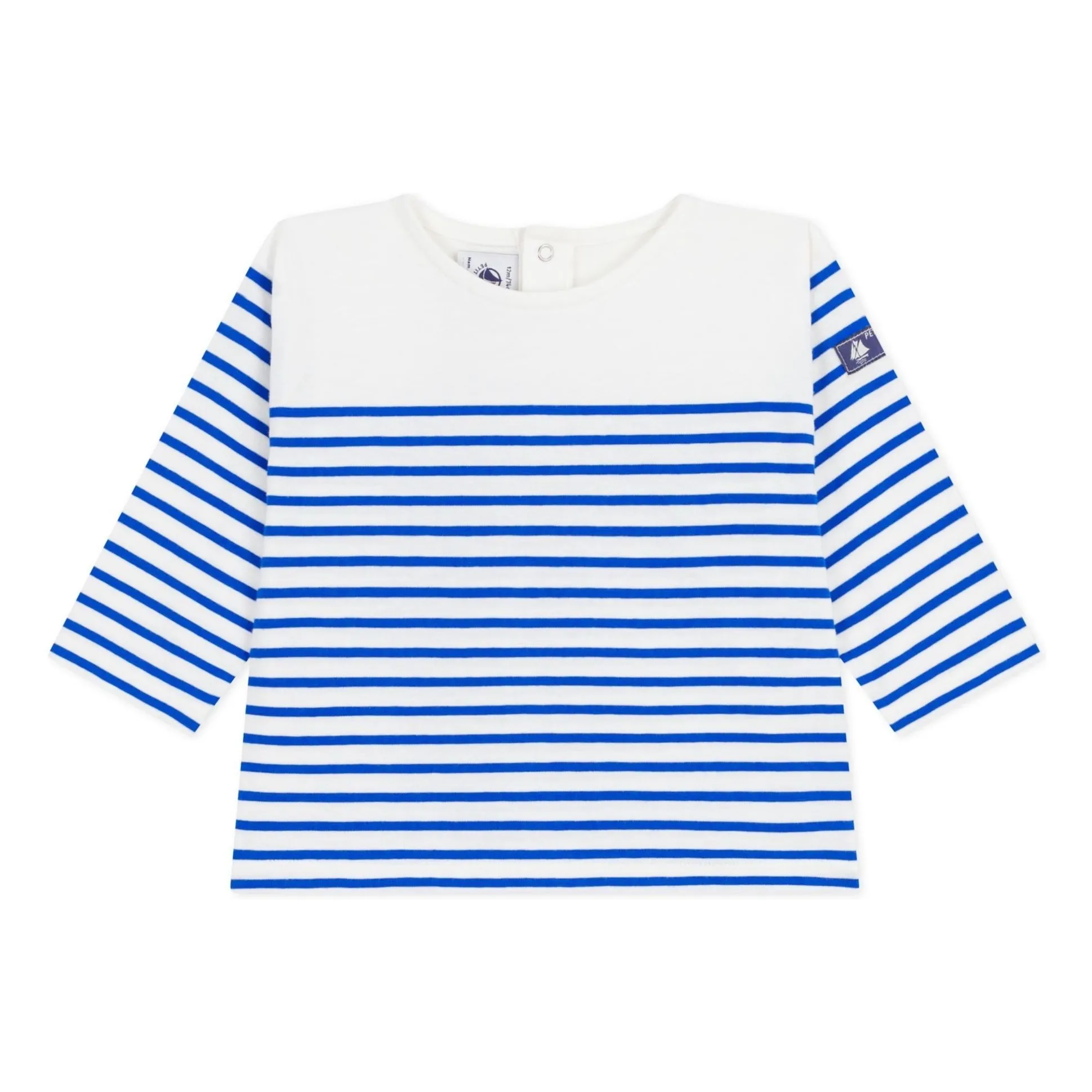 Petit Bateau White Marinière T-Shirt
