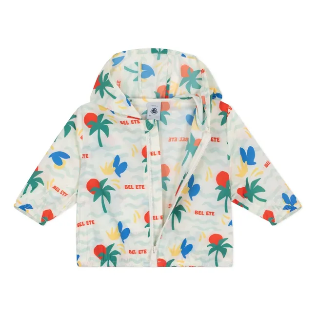 Bel Eté Recycled Fiber Windbreaker | Ecru