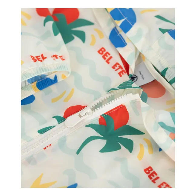 Bel Eté Recycled Fiber Windbreaker | Ecru