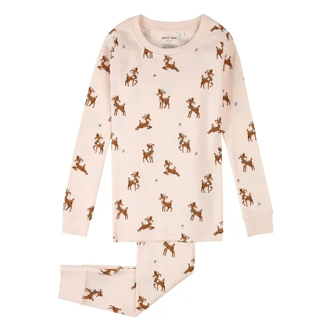Pyjama Rennes Coton Bio | Rose pâle