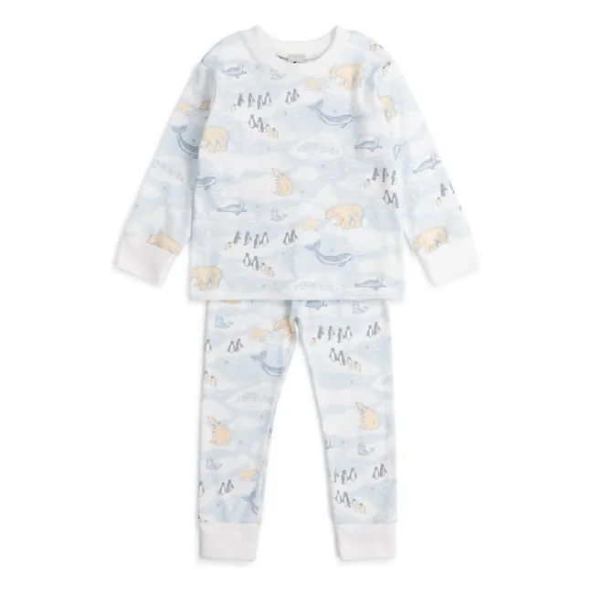 Pyjama Ours Coton Bio | Bleu