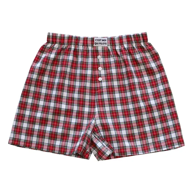 Tartan Short Set | Red